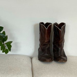 Vintage Frye cowboy boots, mens size 8